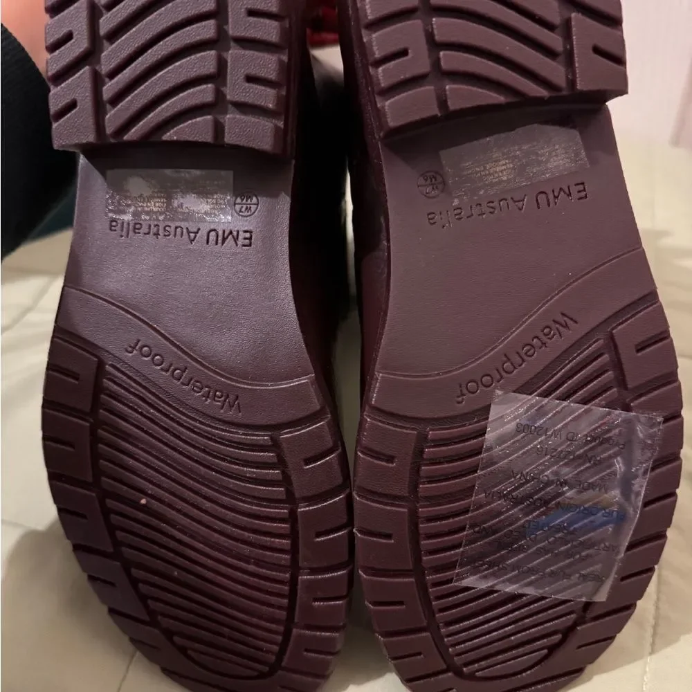 EMU Australia Kerie Rainboot Waterproof Red Wine US-6 NWT